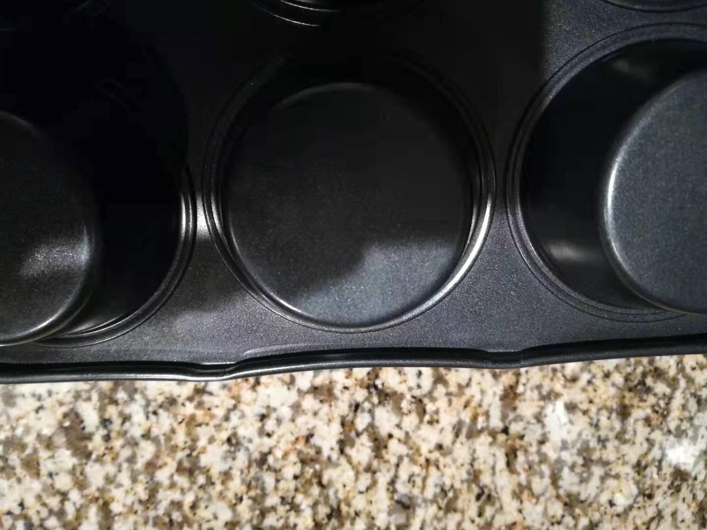 CHEFMADE Financier Cake Pan, Non-Stick 6-Cavity Rectangle Muffin Pan Biscuits customer photo 1