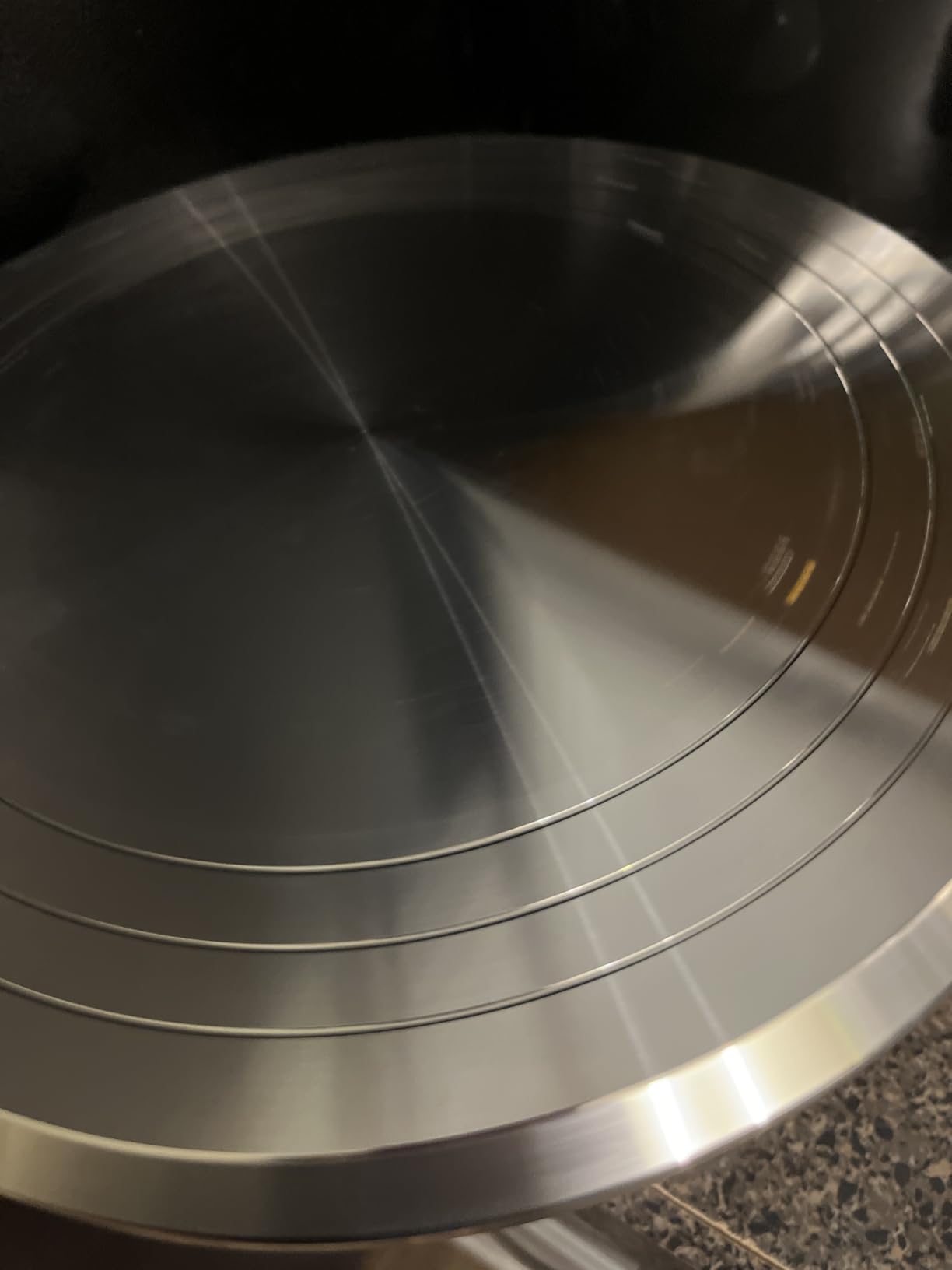 12 Inch Cake Turntable Decorating Stand with Aluminum,Cake Turntable Decorating Kit, Rotating Cake Stand for Cake,Cake Spinner Stand Set Pastries Cake Decorations Cake Turner Table Decorating Tools customer photo 1