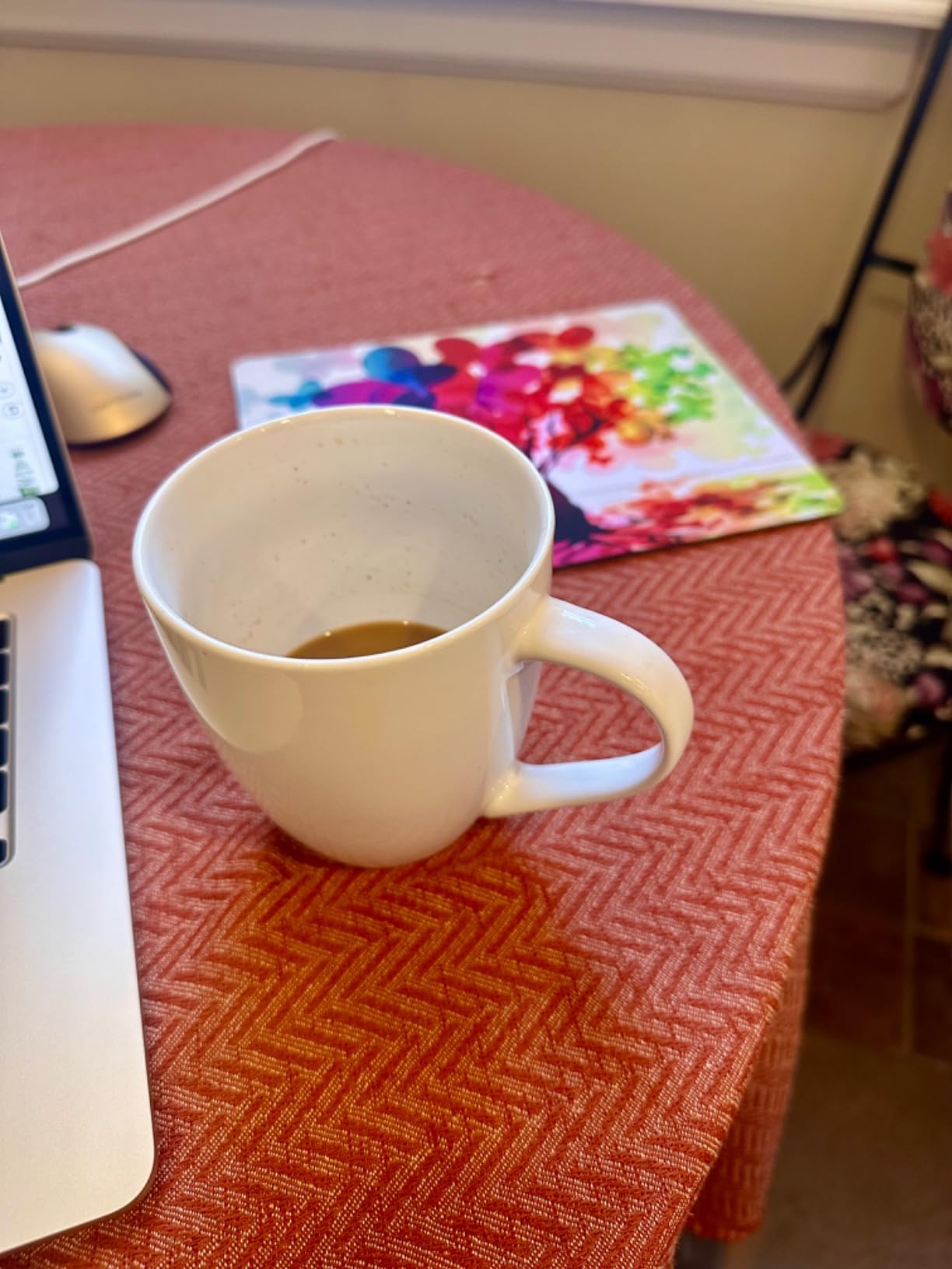 Mfacoy White Coffee Mugs Set of 4, 16 Ounce Mug with Handles, Ceramic Coffee Cups, Porcelain Mugs Sets, Large Coffee Mugs for Coffee, Tea, Hot Cocoa, Milk, Microwave and Dishwasher Safe - Customer Photo 2