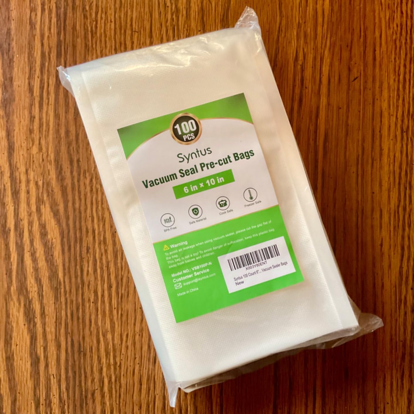 Syntus Vacuum Sealer Bags, 150 Gallon 11