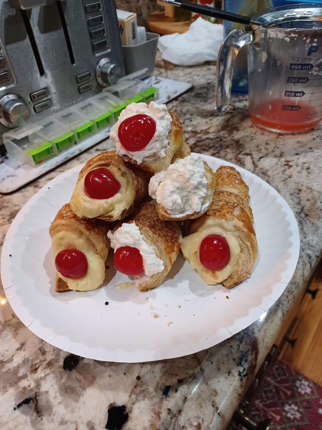 10 Pack Large Cream Horn Forms 5-inch, Non-stick Cream Horns Pastry Mould Croissant Baking Forms customer photo 2