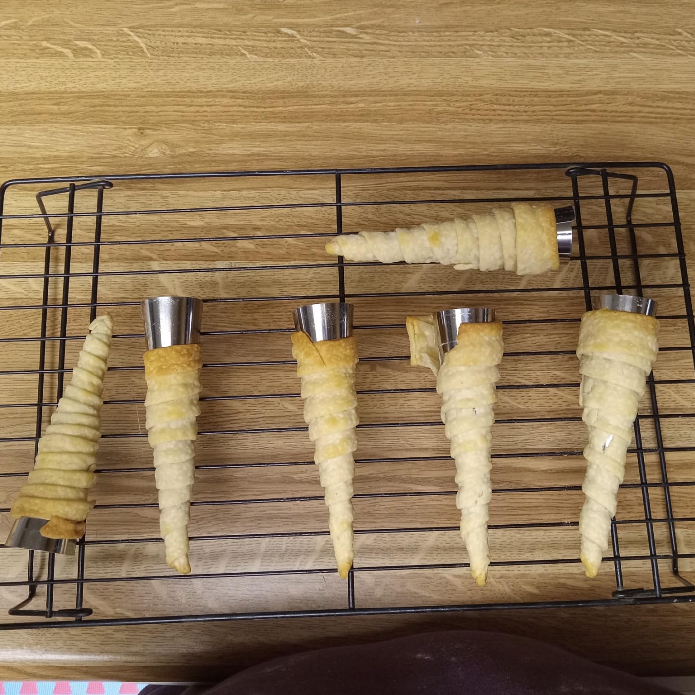 Cream Horn Molds, 16 Pack 5 Inch Pastry Roll Molds with Piping Bags Reusable, Cleaning Brush, Long Cream Icing Piping Nozzle customer photo 1