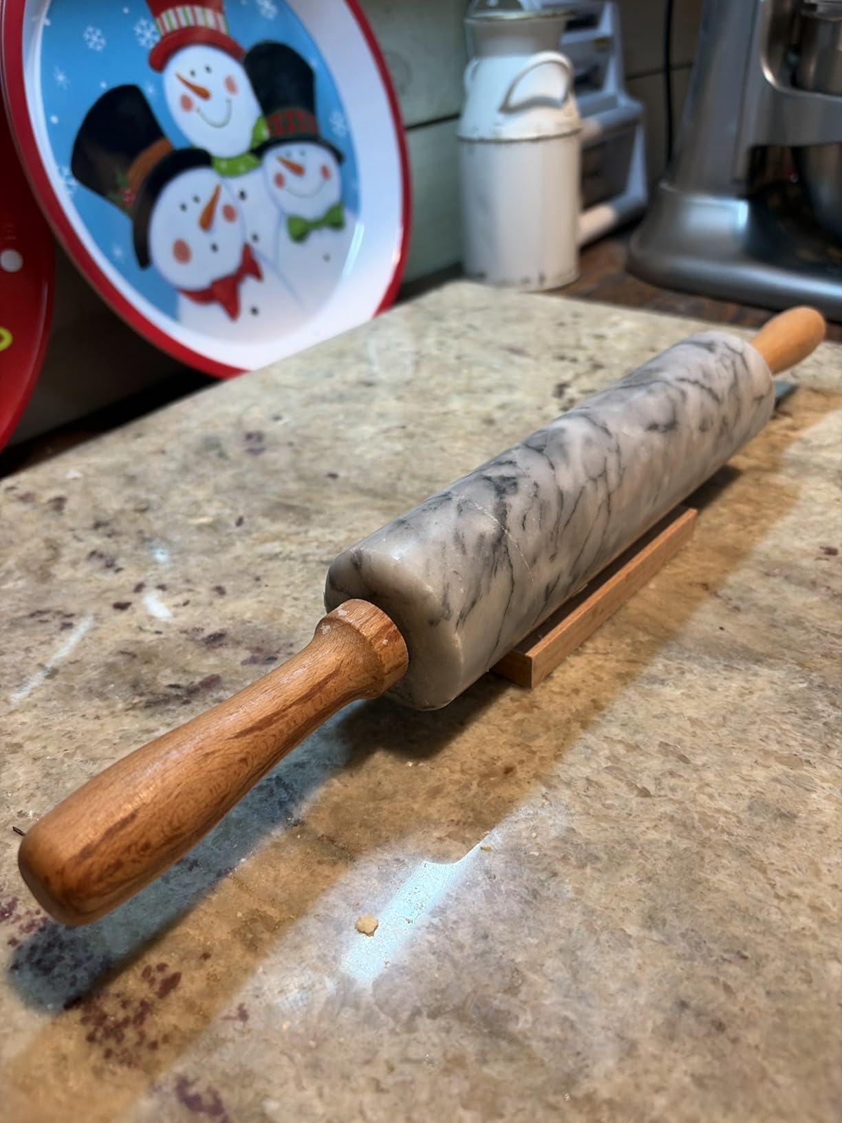 Walfos French Rolling Pin Set - Natural Wooden Rolling Pins (8inch, 15.7inch), Baking Dough Roller for Pizza, Pie, Pasta, Bread, Pastry, No Coating customer photo 2