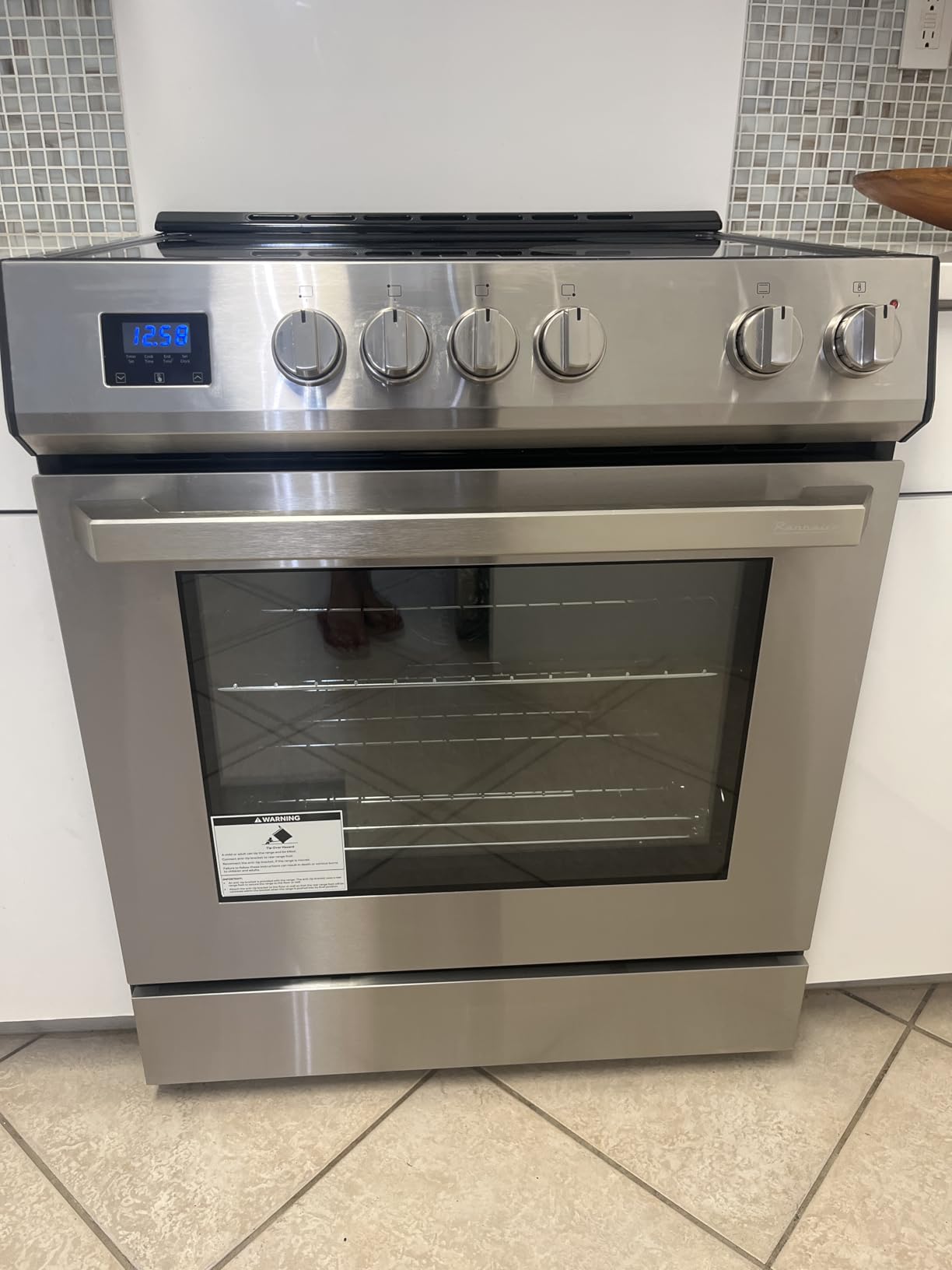 Rangaire RRE303TS Electric Range Oven with Timer and AirFry Infrared Stove Burners, True Convection, Easy Reach Racks, 30 Rangaire RRE303TS Electric Range Oven with Timer and AirFry Infrared Stove Burners, True Convection, Easy Reach Racks, 30