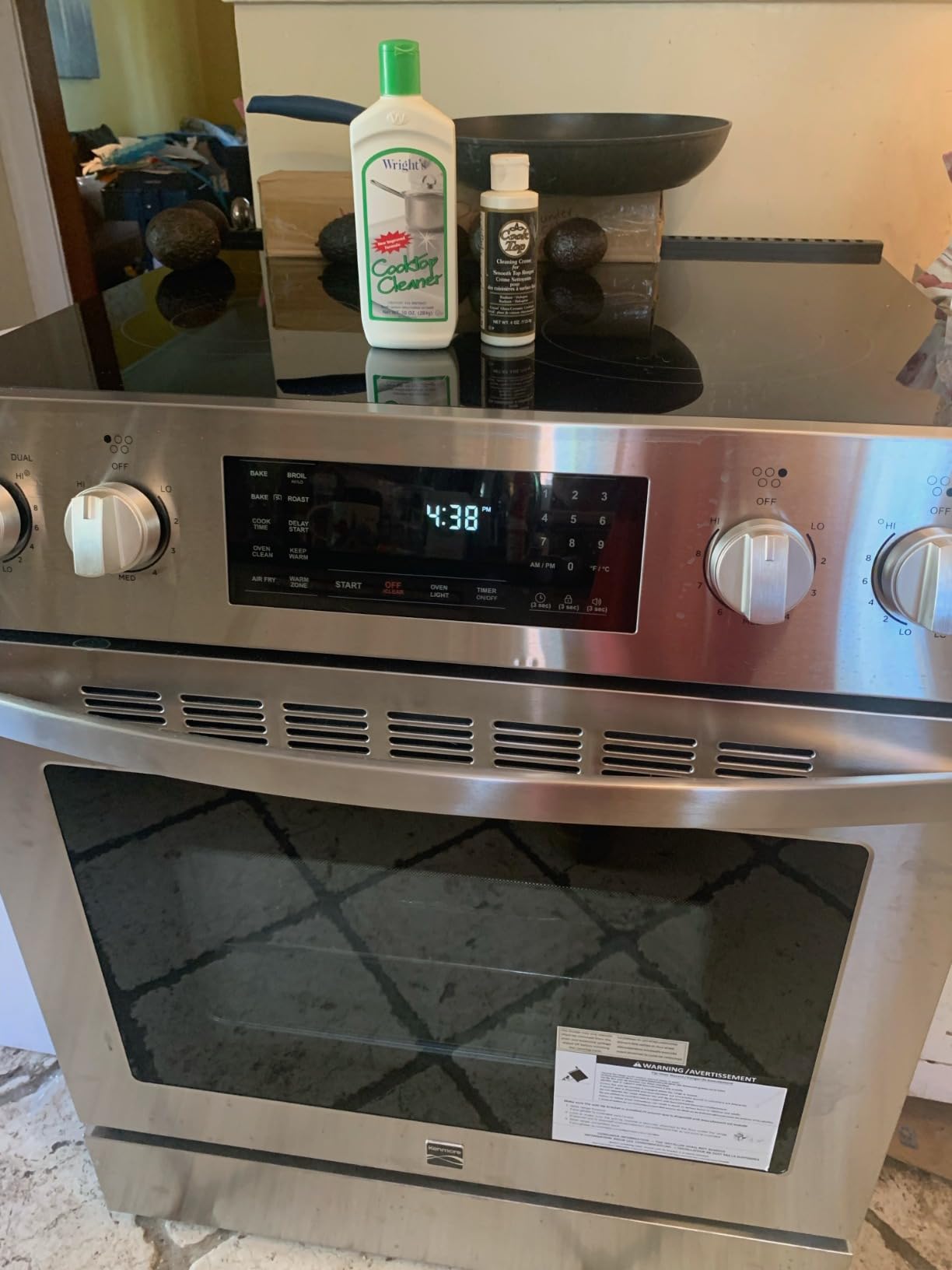Kenmore Front Control Electric Range Oven with 5 Cooktop Elements with 7 Cooking Power Options, True Convection, Steam and Self Clean, Freestanding Oven, 4.8 cu. ft. Capacity Stainless Steel - Customer Photo 0