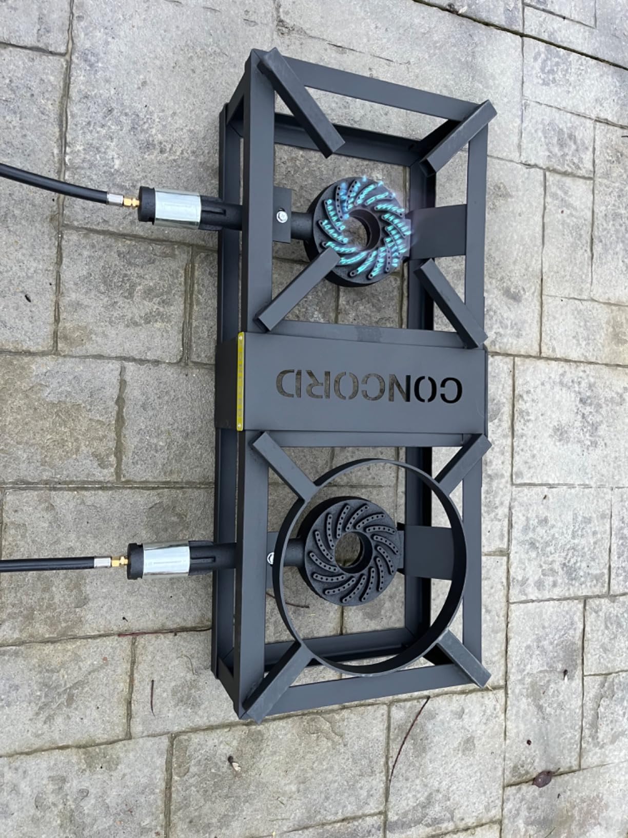 CONCORD THE BLOCK BURNER MAX Double Propane Outdoor Burner. 200,000 Total BTU. Wok Burner. Great for Home Brewing, Stir Frying, Camping, Tailgating, and More! - Customer Photo 3