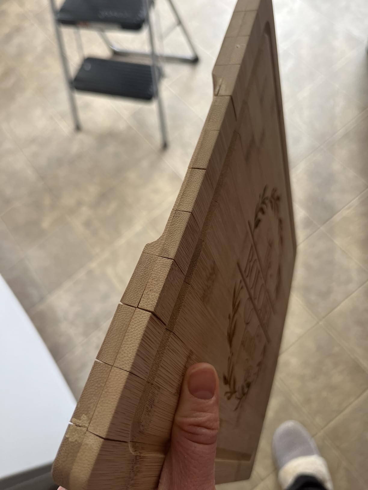 Personalized Cutting Board – Custom Engraved Walnut, Maple, or Cherry Wood – Wedding, Anniversary, Housewarming, Retirement, Charcuterie Gift Customer Review Personalized Cutting Board – Custom Engraved Walnut, Maple, or Cherry Wood – Wedding, Anniversary, Housewarming, Retirement, Charcuterie Gift - Customer Photo 1