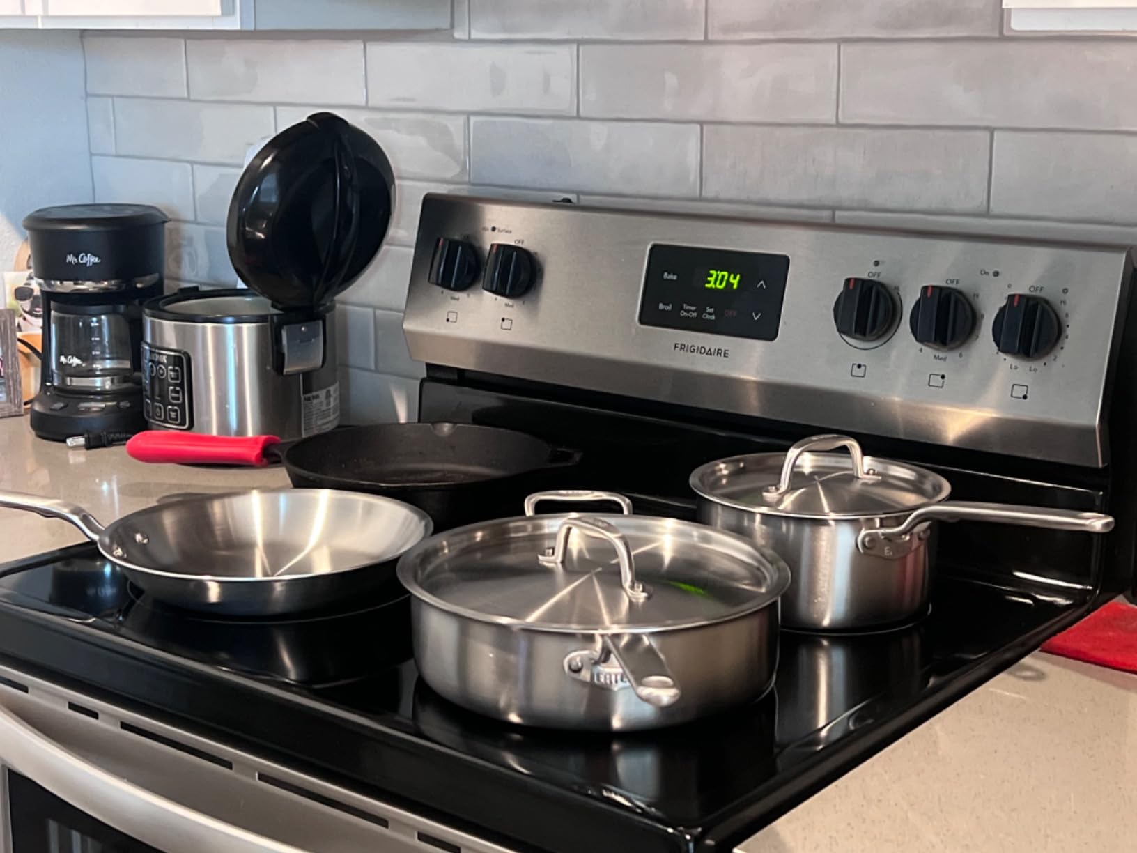 Heritage Steel Eater Series 8 Piece Core Set | Made in USA | 5 Ply Fully Clad Stainless Steel Cookware Set | Stay Cool Handle | Induction Ready & Non-Toxic - Customer Photo 0
