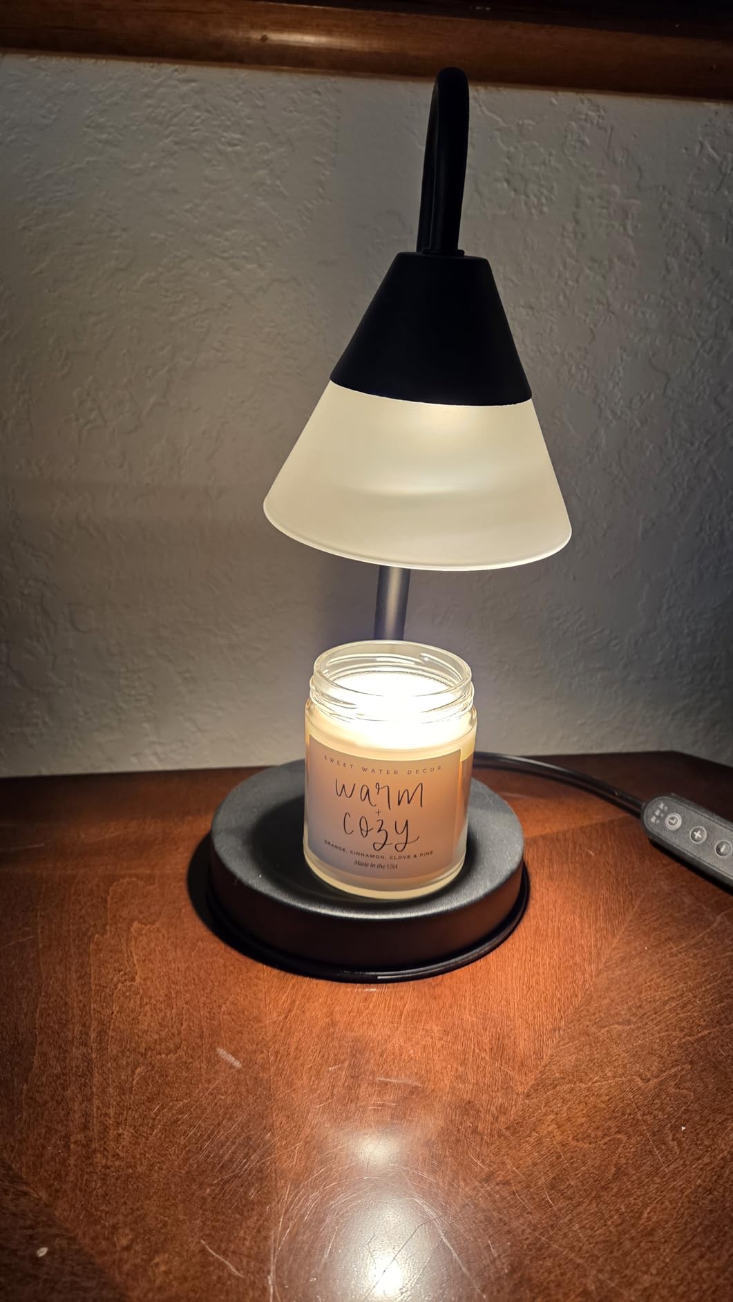 Sweet Water Decor Christmas Tree Candle - Pine Needles, Cedarwood, Cypress, and Evergreen Soy Holiday Scented Candles for Home - 9oz Clear Jar Candle, 40+ Hour Burn Time, Made in The USA - Customer Photo 1