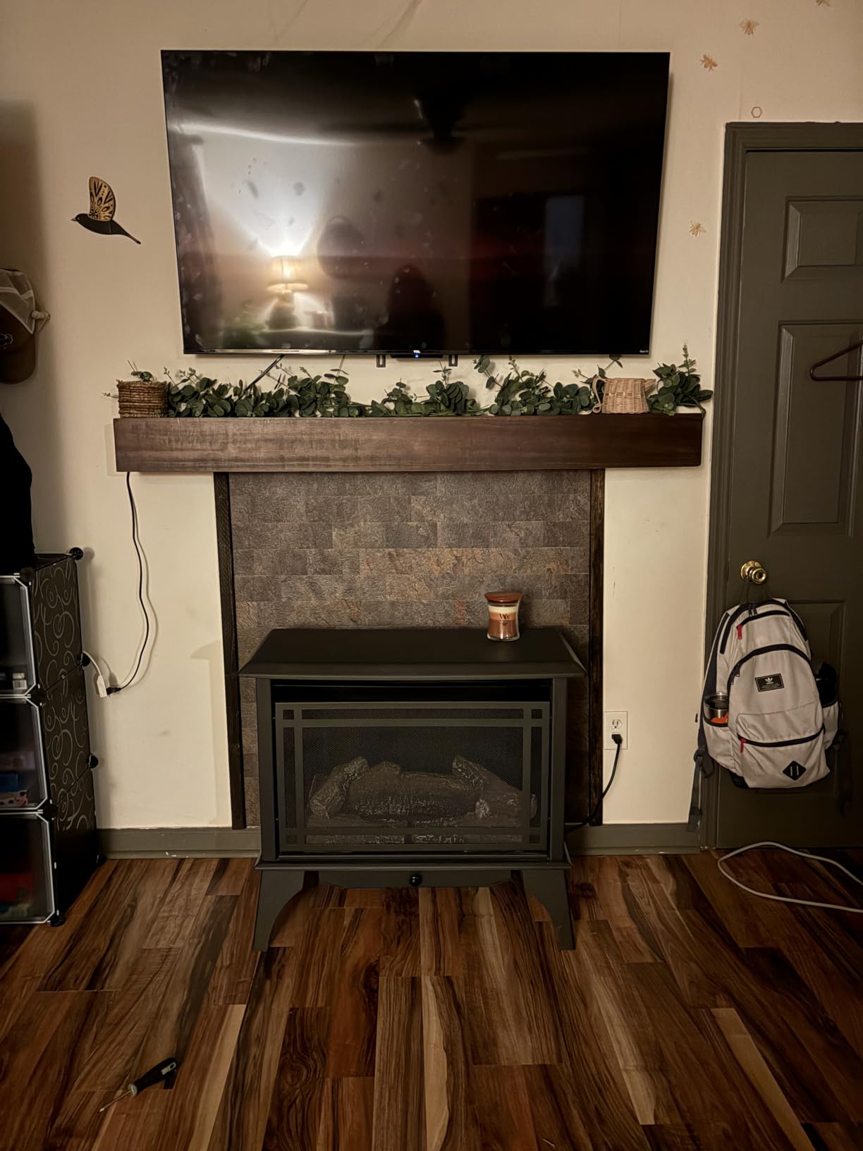 AULIGET 100 Piece Black Slate Peel and Stick Backsplash Wall Tiles, 3