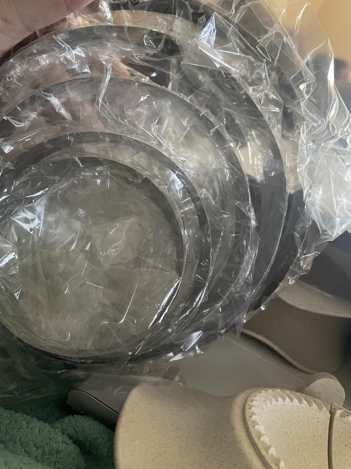 Empanada Maker Press, 6-Inch Extra Large Dumpling Maker Set with Dough Cutter, Dumpling Mold Set for Pierogi, Pastelitos, Calzone, Turnovers, Chinese Dumpling, 5Sizes (6