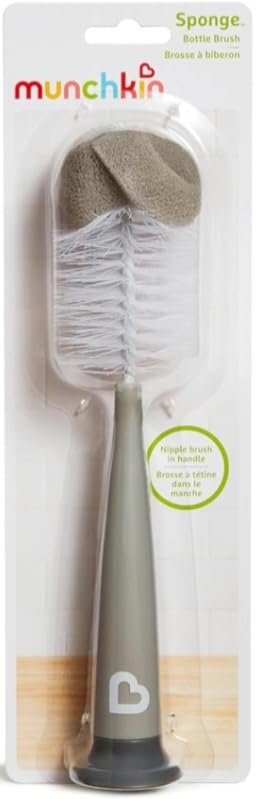 Munchkin Sponge Bottle Brush, Modern Design, 2 Pack, Grey Customer Review Munchkin Sponge Bottle Brush, Modern Design, 2 Pack, Grey - Customer Photo 2