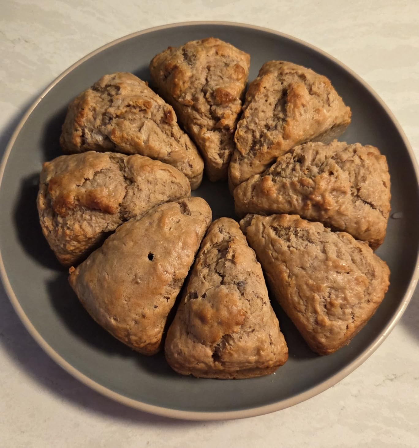 Scone Pan Silicone Scone Pans for Baking Wedge Pan 8-slot Silicone Pie Pans for Combread Polenta or Biscuits BPA free customer photo 2