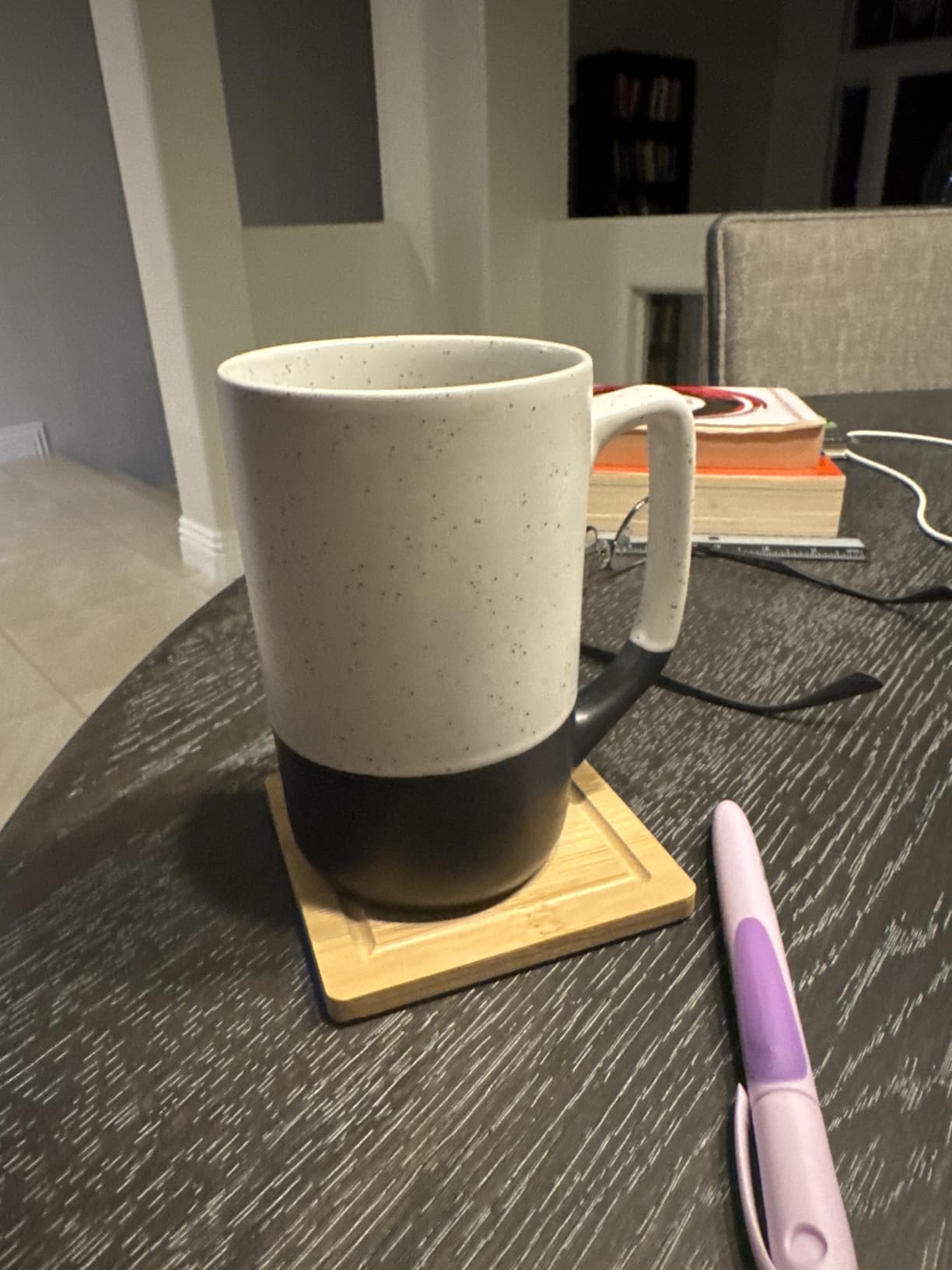 Large Ceramic Coffee Mug Set of 4, 16 oz Tea Cups with Handle, Porcelain Mug for Latte, Hot Tea, Cappuccino, Milk, Cocoa, Microwave & Dishwasher Safe Cups for Men Women Mug Lovers, Housewarming Gift - Customer Photo 1