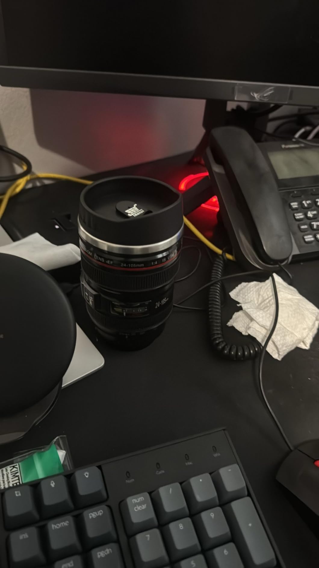 Camera Lens Coffee Mug with Clear Lid and Spoon – Lightweight Lens Cup Replica, Gift for Photographers Customer Review Camera Lens Coffee Mug with Clear Lid and Spoon – Lightweight Lens Cup Replica, Gift for Photographers - Customer Photo 1