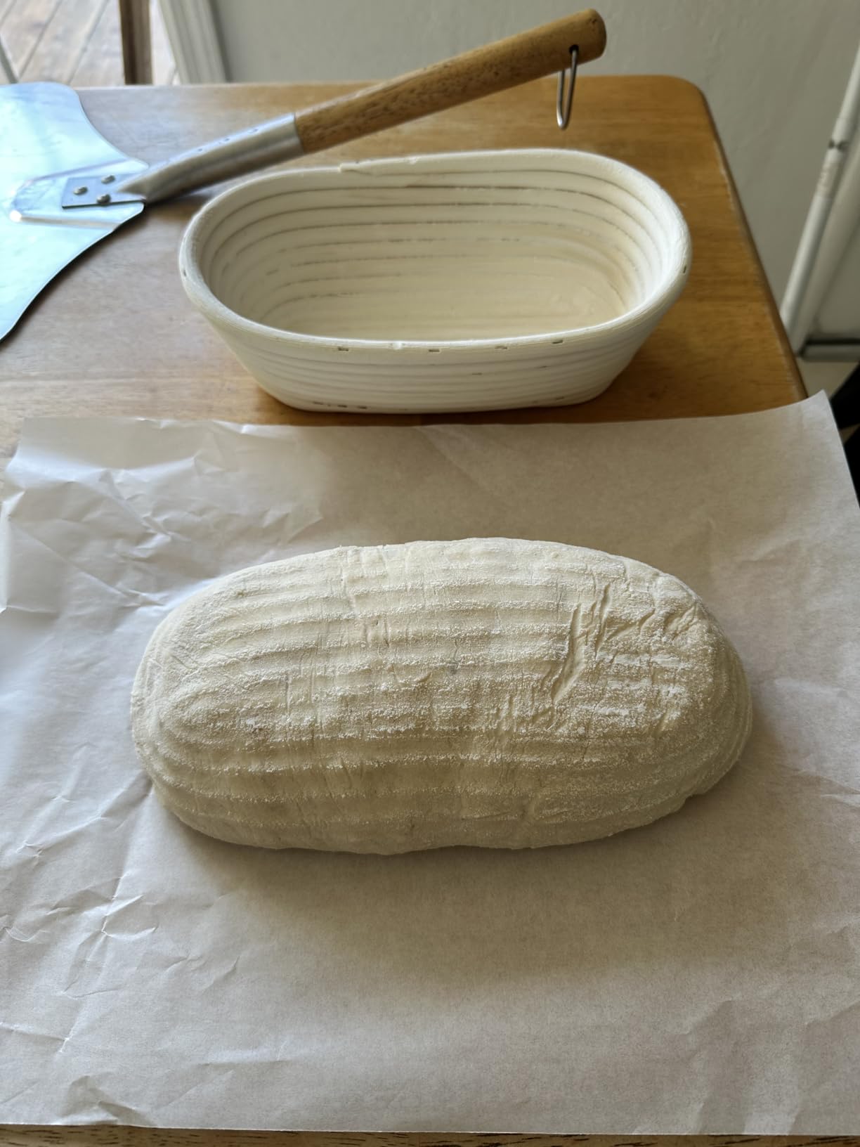 Banneton Bread Proofing Basket - 9 inch Banneton Basket Set of 2 Sourdough Proofing Basket Round Proofing Bowls Handmade Rattan Baskets and Liners customer photo 2