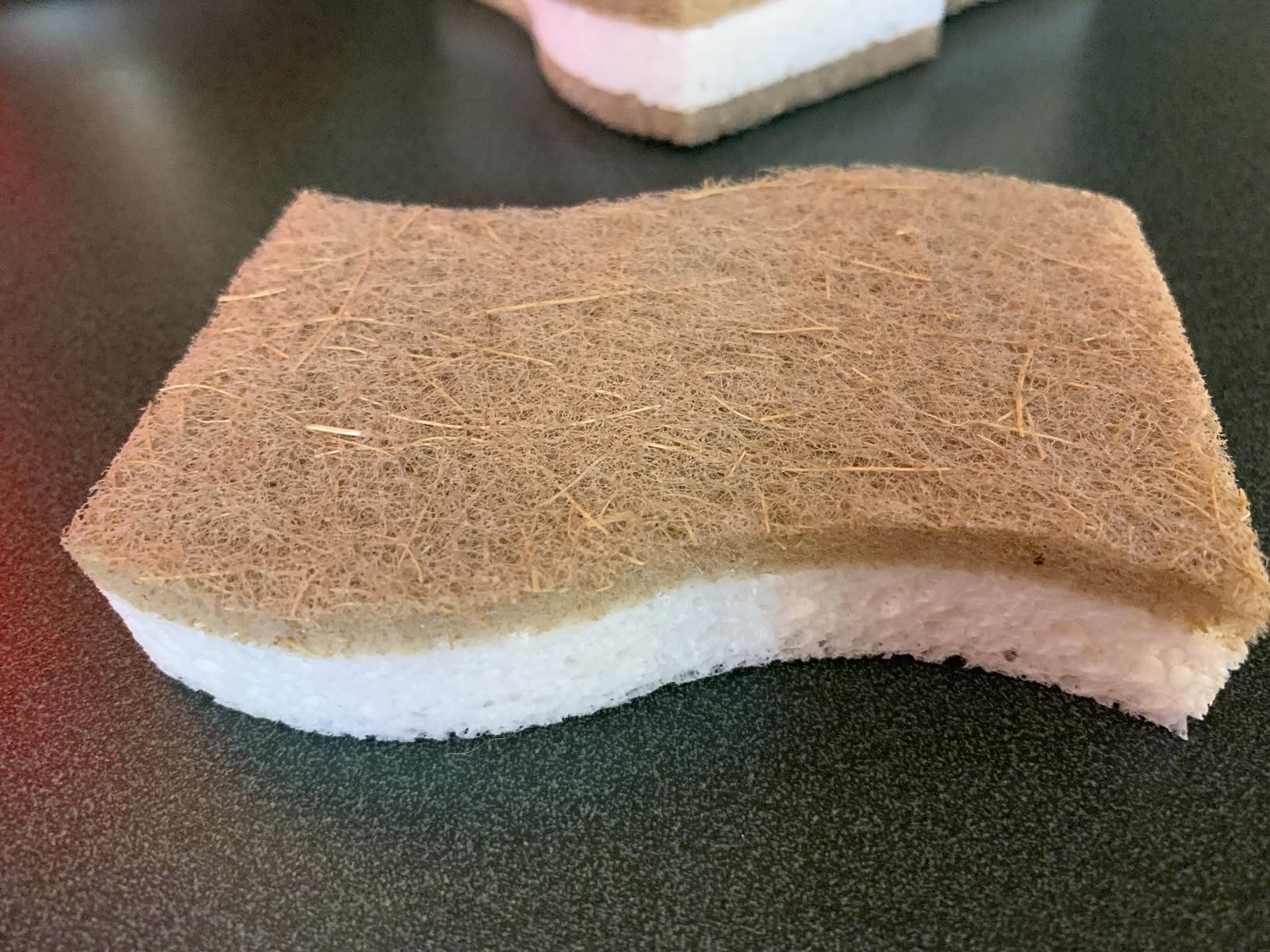 12 Pack Natural Kitchen Sponges, Biodegradable & Compostable | Non-Scratch Cellulose Coconut Fiber Sponges for Dishes, Pots & Pans | Eco-Friendly Cleaning Sponge - Customer Photo 1