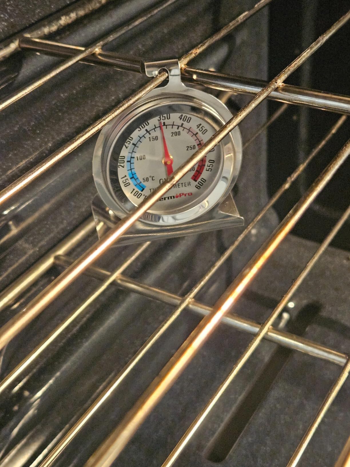 TempPro 2-Pack Oven Thermometer for Gas Oven, 50-300°C/100-600°F Smoker Temperature Gauge with 431 Stainless Steel, Analog Instant Read Cooking Thermometer (Previously ThermoPro) customer photo 2