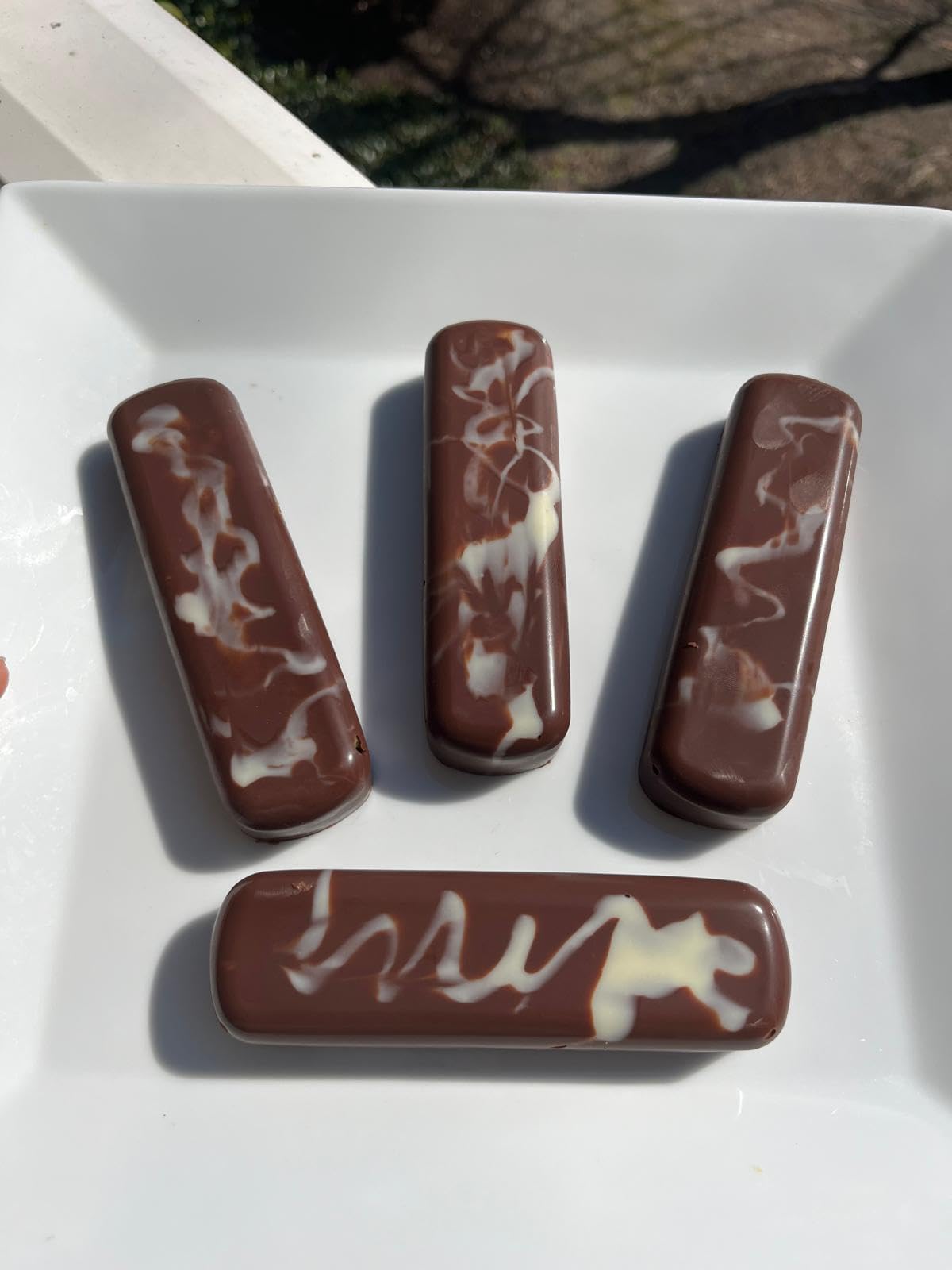 Finger Biscuit Silicone Mould, 2Pack 8 Cavities Finger Shaped Molds Granola Bars Twinkie Cake Pan Rectangular Strip Mold for Baking Energy Bars, Chocolate Bar, Bread, Muffin customer photo 1