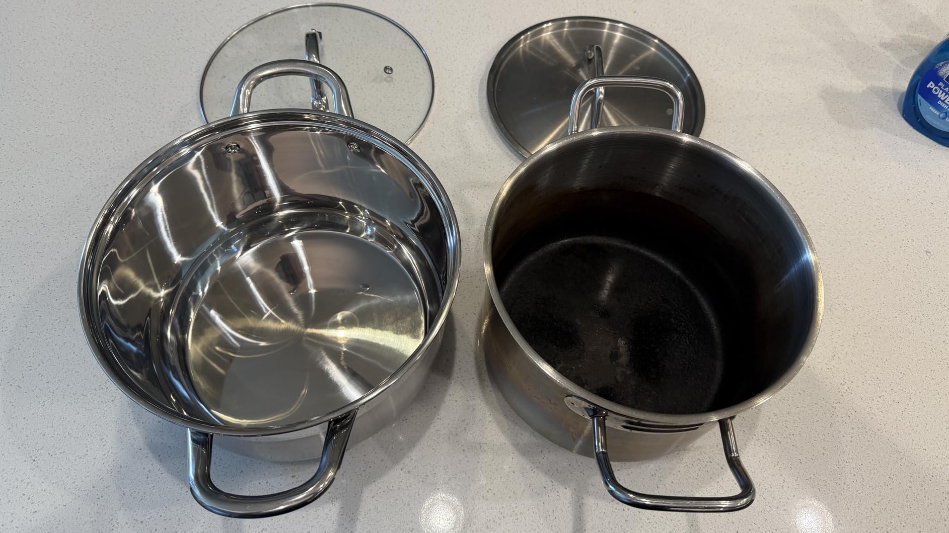 Kirecoo Stainless Steel Stock Pot - 8 Quart Heavy Duty Induction Cooking Pot with Visible Lid for Pasta, Soup, Spaghetti, Nonstick Thick Bottom Big Stockpot, Deep Cookware for Canning, Boiling, Simmer - Customer Photo 1