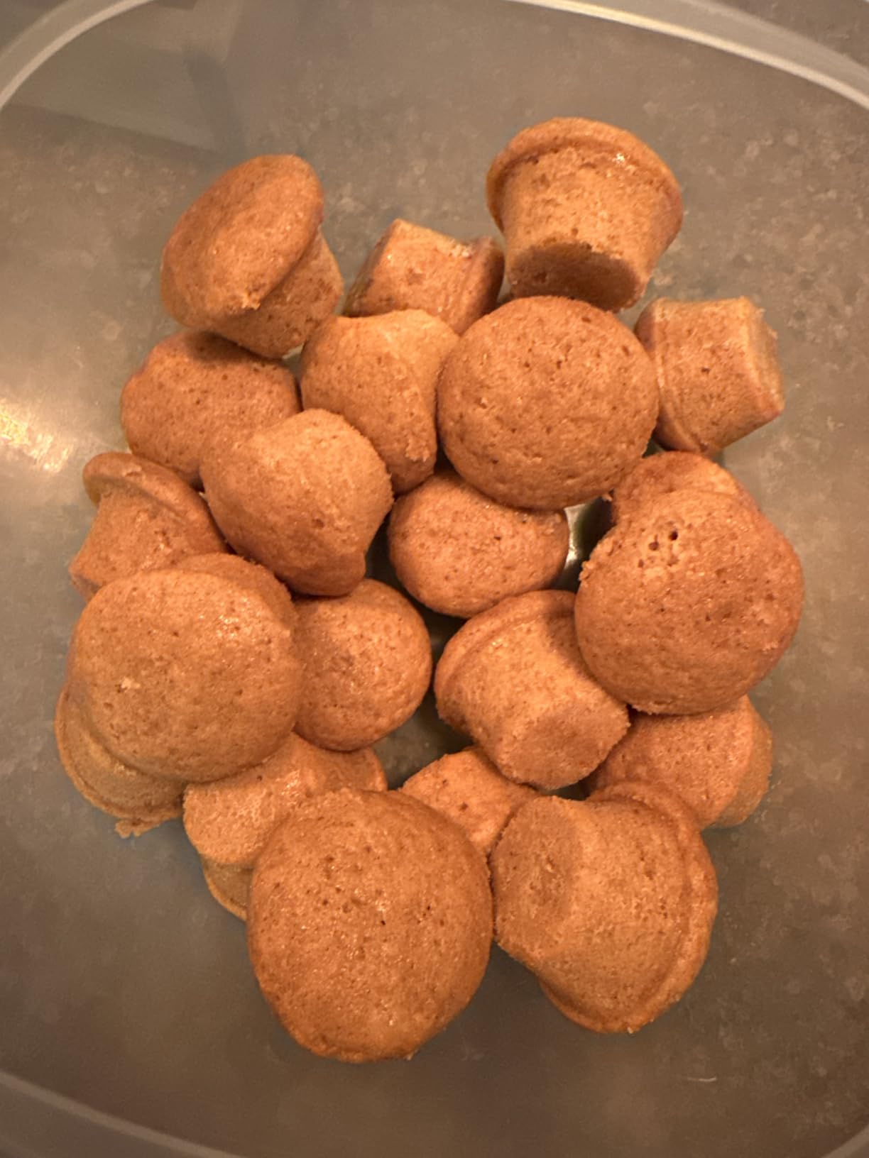 Regular 12 Cup and Mini 24 Cup Nonstick Cupcake Pan Set Silicone Muffin Pan for Baking Silicone Cupcake Mold with Metal Reinforced Frame BPA Free (2 Pcs, Cream) customer photo 1