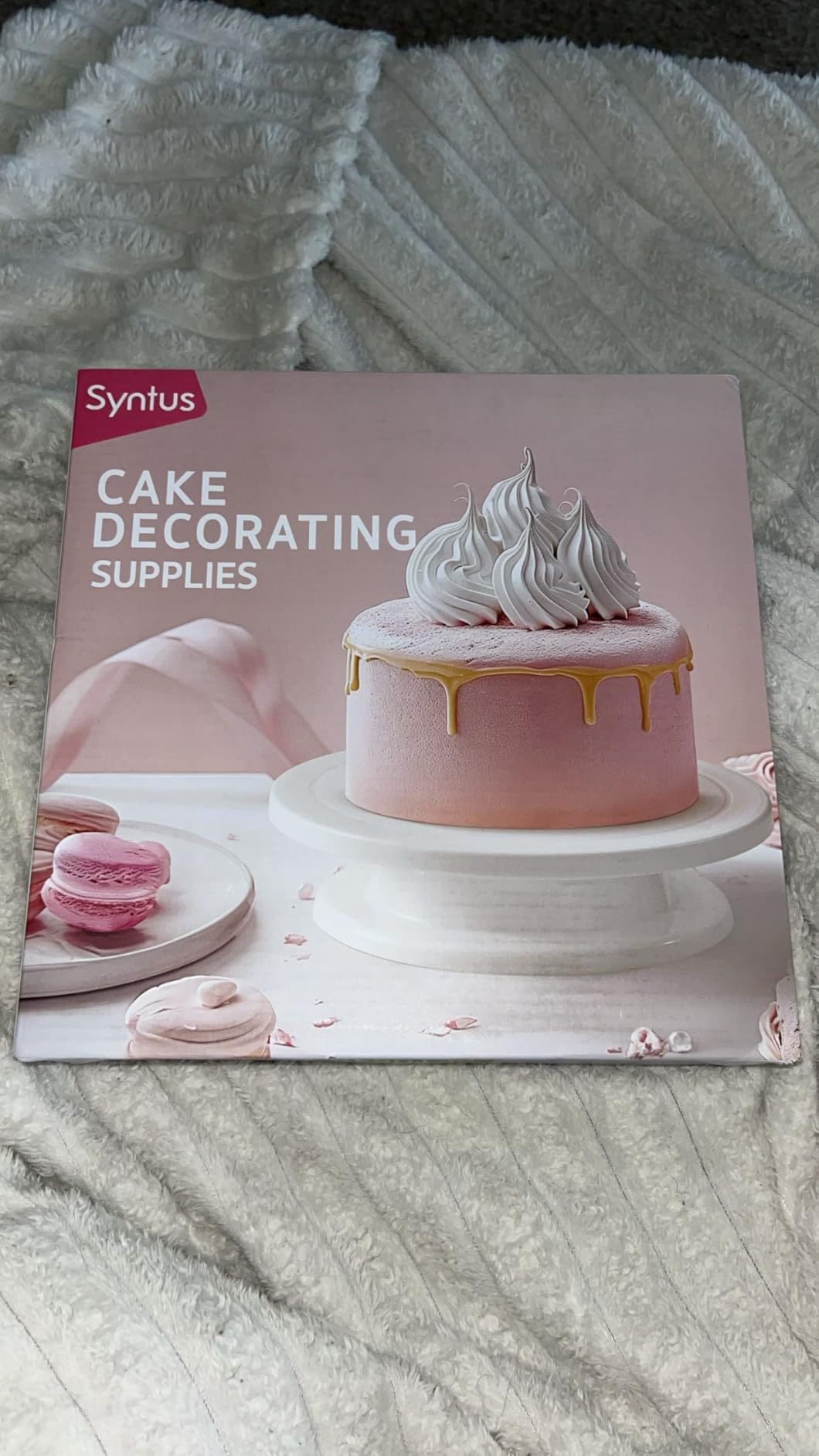 Syntus 65 PCs Cake Decorating Kit with Cake Stand Turntable, Cake Baking Supplies 30+1 Piping Bags, 24 Piping Tips, Offset & Straight Spatulas, 3 Scrapers, Leveler, 2 Couplers & 1 Tips Brush customer photo 1