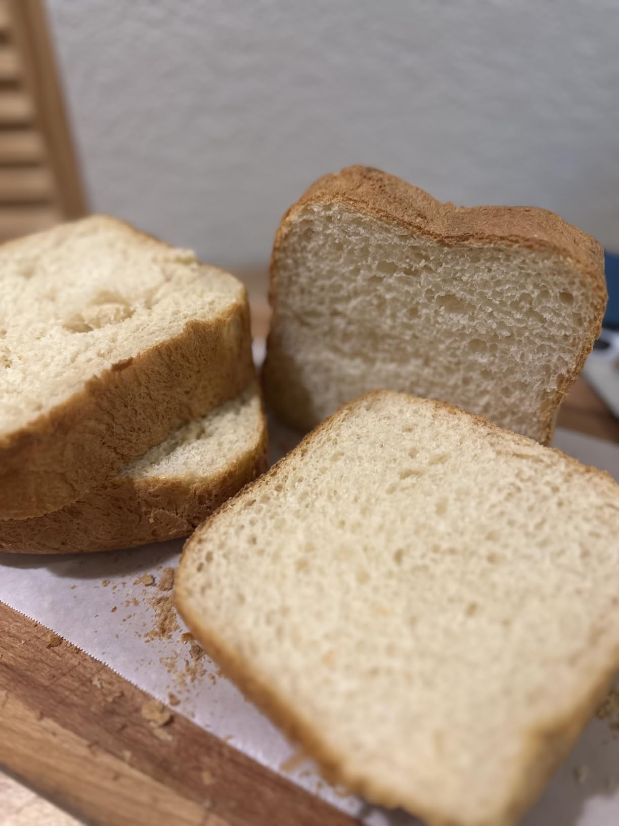 22-In-1 Compact Automatic Bread Maker Machine, 1LB/1.5LB Programmable 2 Loaf Sizes, 3 Crust Colors, Small Digital Home Bakery with Dough, Cake, Jam, Yogurt, Non-stick Pan, White Customer Review 22-In-1 Compact Automatic Bread Maker Machine, 1LB/1.5LB Programmable 2 Loaf Sizes, 3 Crust Colors, Small Digital Home Bakery with Dough, Cake, Jam, Yogurt, Non-stick Pan, White - Customer Photo 2