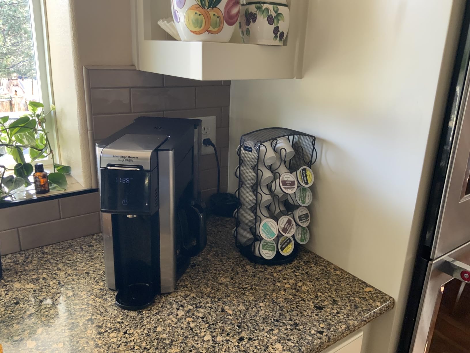 Hamilton Beach FlexBrew Advanced 5-in-1 Programmable 12 Cup Drip and Single Serve Hot & Iced Coffee Maker with Movable 60 oz. Water Reservoir, Use Pod Packs and Grounds, Fast Brewing, Black (49924) - Customer Photo 0