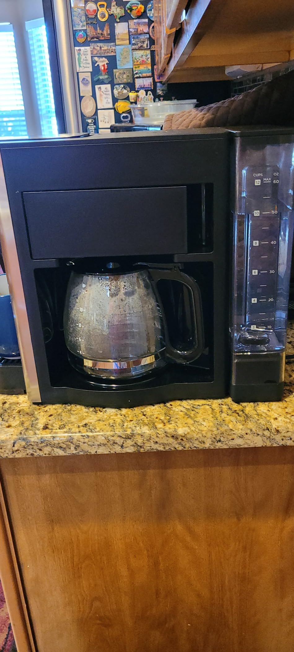 Hamilton Beach FlexBrew Advanced 5-in-1 Programmable 12 Cup Drip and Single Serve Hot & Iced Coffee Maker with Movable 60 oz. Water Reservoir, Use Pod Packs and Grounds, Fast Brewing, Black (49924) - Customer Photo 1