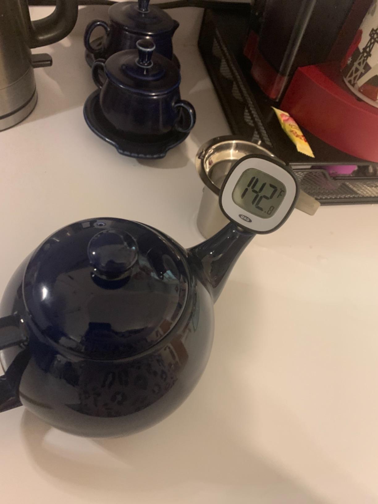 Sweese Teapots for Tea, 27 oz Porcelain Tea pot with Removable Stainless Steel Infuser, Tea Pots for Loose Tea - Mint Green - Customer Photo 0