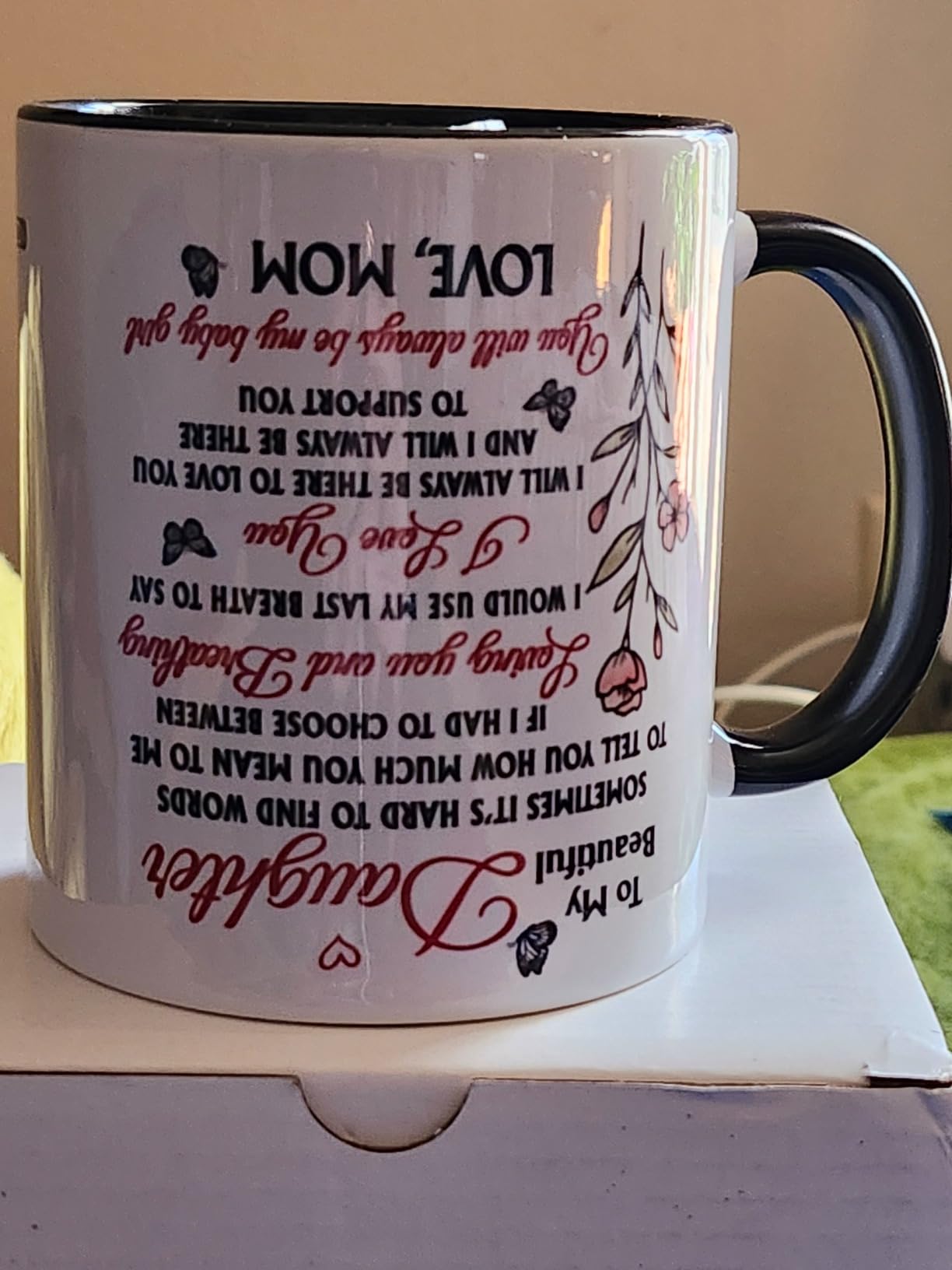 Hyturtle Mom Coffee Mug 11oz - Sentimental Gift for Mom - Birthday, Mothers Day, Christmas Customer Review Hyturtle Mom Coffee Mug 11oz - Sentimental Gift for Mom - Birthday, Mothers Day, Christmas - Customer Photo 1