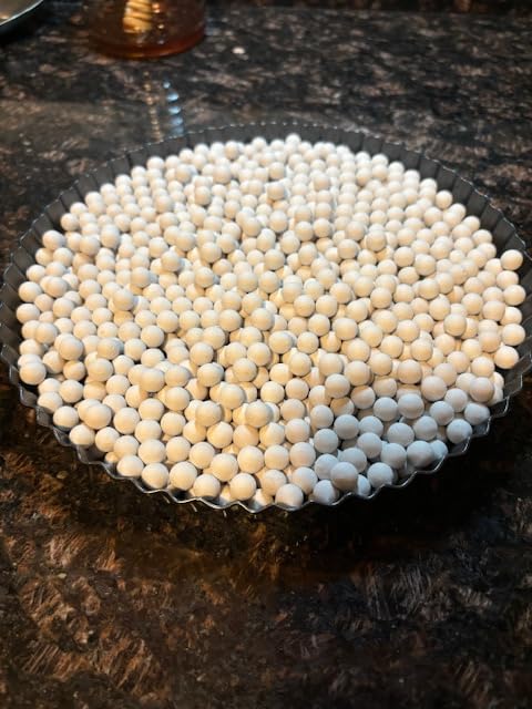 NINGOO Pie Weights for Baking Crust, 1.3LB Reusable Ceramic Pie Beans with Storage Box, Blind Bake Pie Weights, Pie Crust Weights, Pastry Tools for Baking customer photo 2