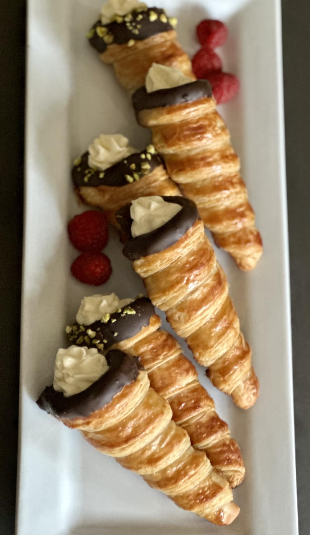 12pcs Cream Horn Molds, Stainless Steel Cannoli Forms Tubes Kits, Baking Cones, Roll Horn Forms, Non-stick Baking Molds for Danish Pastry Lady Lock Form, Cream Roll, Croissant(Mix) customer photo 2