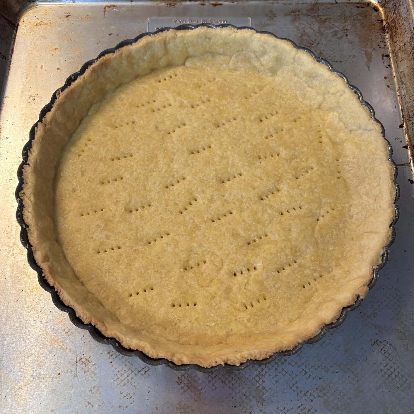 Pie Armor, Universal Fit Pie Weight for 7-10 inch Pies, Durable Alternative to Traditional Ceramic Pie Weights, 100% Stainless Steel 304 customer photo 1