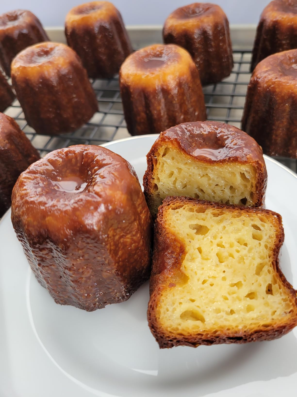 Cannele Mold Nonstick Muffin Cupcake Pan Carbon Steel Canele Cake Baking Tray customer photo 1