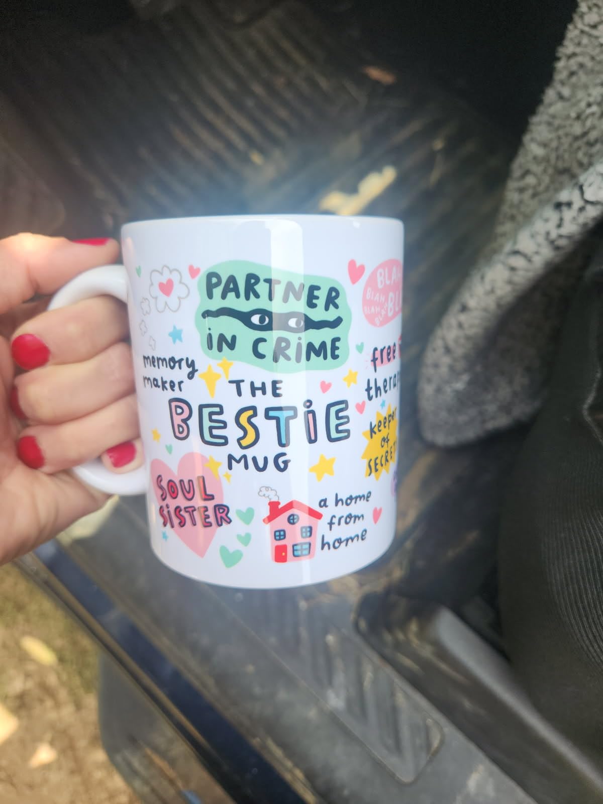 Gossby Mom Affirmation Coffee Mug - Mother's Day, Christmas, Birthday Gift For Mom - Positive Energy Gifts For Women - 11oz White Ceramic Cup Customer Review Gossby Mom Affirmation Coffee Mug - Mother's Day, Christmas, Birthday Gift For Mom - Positive Energy Gifts For Women - 11oz White Ceramic Cup - Customer Photo 1