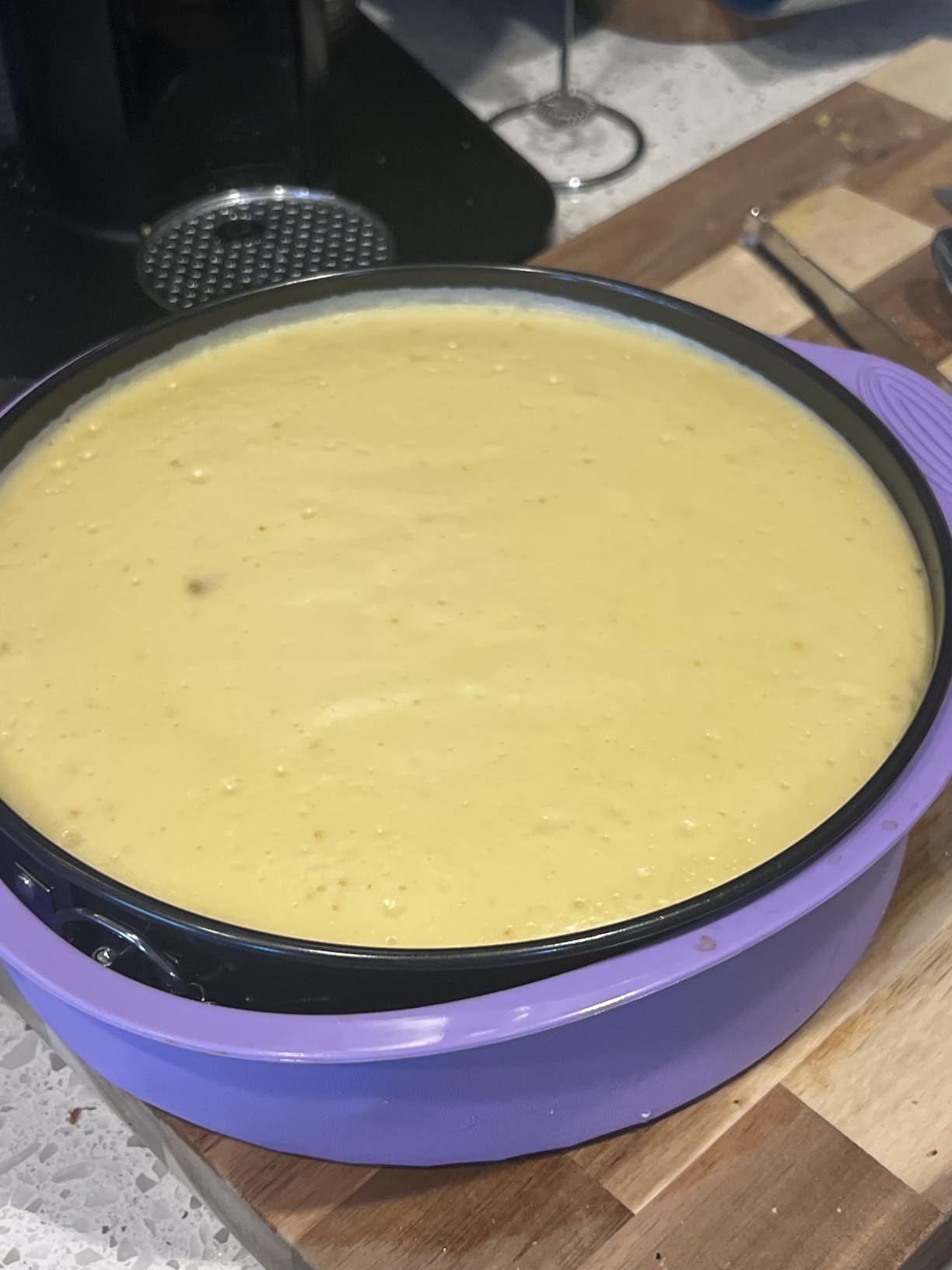 Springform Pan 9 Inch Nonstick Cheesecake Pan with Protector, Leakproof Spring Form Pan for Cheesecake, Round Cheese Cake Pans for Baking, 9 Inch Springform Cake Pan with 50Pcs Parchment Paper customer photo 2