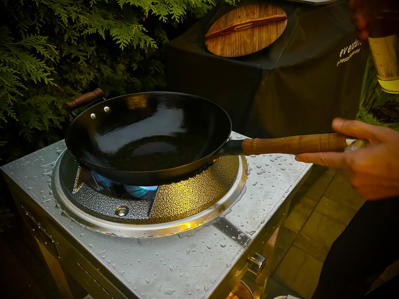 Concord Professional Vortex Burner Stainless Steel Commercial Wok Range Single Burner Outdoor Propane Stove. Great for Stir Fry, Outdoor Kitchen, Asian Cuisine - Customer Photo 1