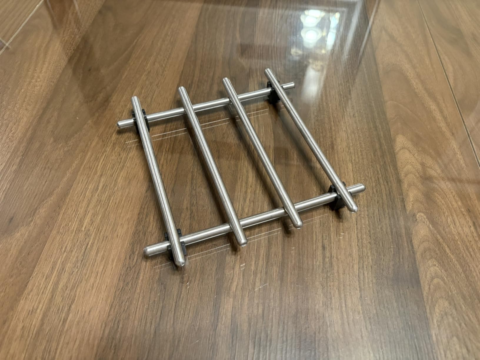 4Pcs Stainless Steel Trivet for Hot Dishes, Lightweight Metal Trivets for Hot Pots and Pans, Metal Cooling Rack, Heat Resistant Mats for Countertop Cooling, Cooking Baking Pans Holder, 7 4Pcs Stainless Steel Trivet for Hot Dishes, Lightweight Metal Trivets for Hot Pots and Pans, Metal Cooling Rack, Heat Resistant Mats for Countertop Cooling, Cooking Baking Pans Holder, 7