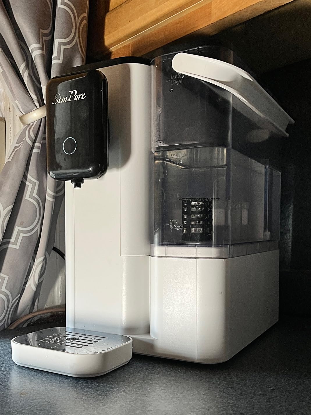 SimPure Y9A UV Countertop Reverse Osmosis Water Filter, Alkaline Remineralization 300 GPD 6 Stage Purification, RO Water Filtration System, Super Fast Filtering Portable Water Purifier - Customer Photo 1