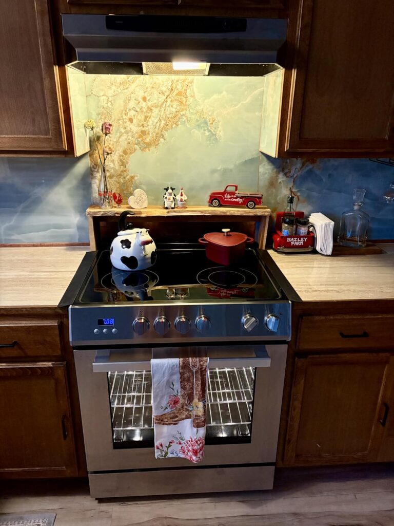 COSMO COS-ERD304K-BK 30 in. Stellar Collection 5.0 cu. ft. Electric Range with 4 Burner Glass Cooktop and Convection Oven in Matte Black - Customer Photo 1