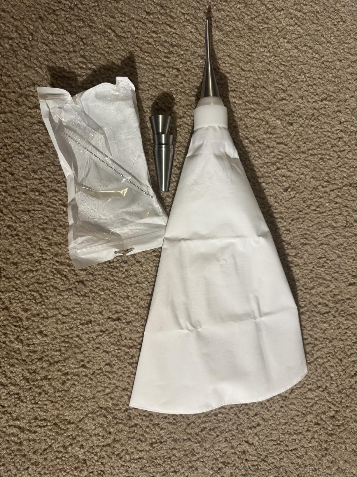 9-Piece Reusable Piping Bags and Tips Set- Cotton Baking Kit with Coupler, Stainless Steel Nozzles & Cleaner for Cakes/Cupcakes/Cookies Decorating customer photo 2