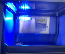 Commercial Nugget Ice Maker 80Lbs/24H with 15Lbs Storage, Stainless Steel Pellet Ice Machine, Ready in 10-15 Mins, Self-Cleaning for Office & Home Restaurants Bars - Customer Photo 1