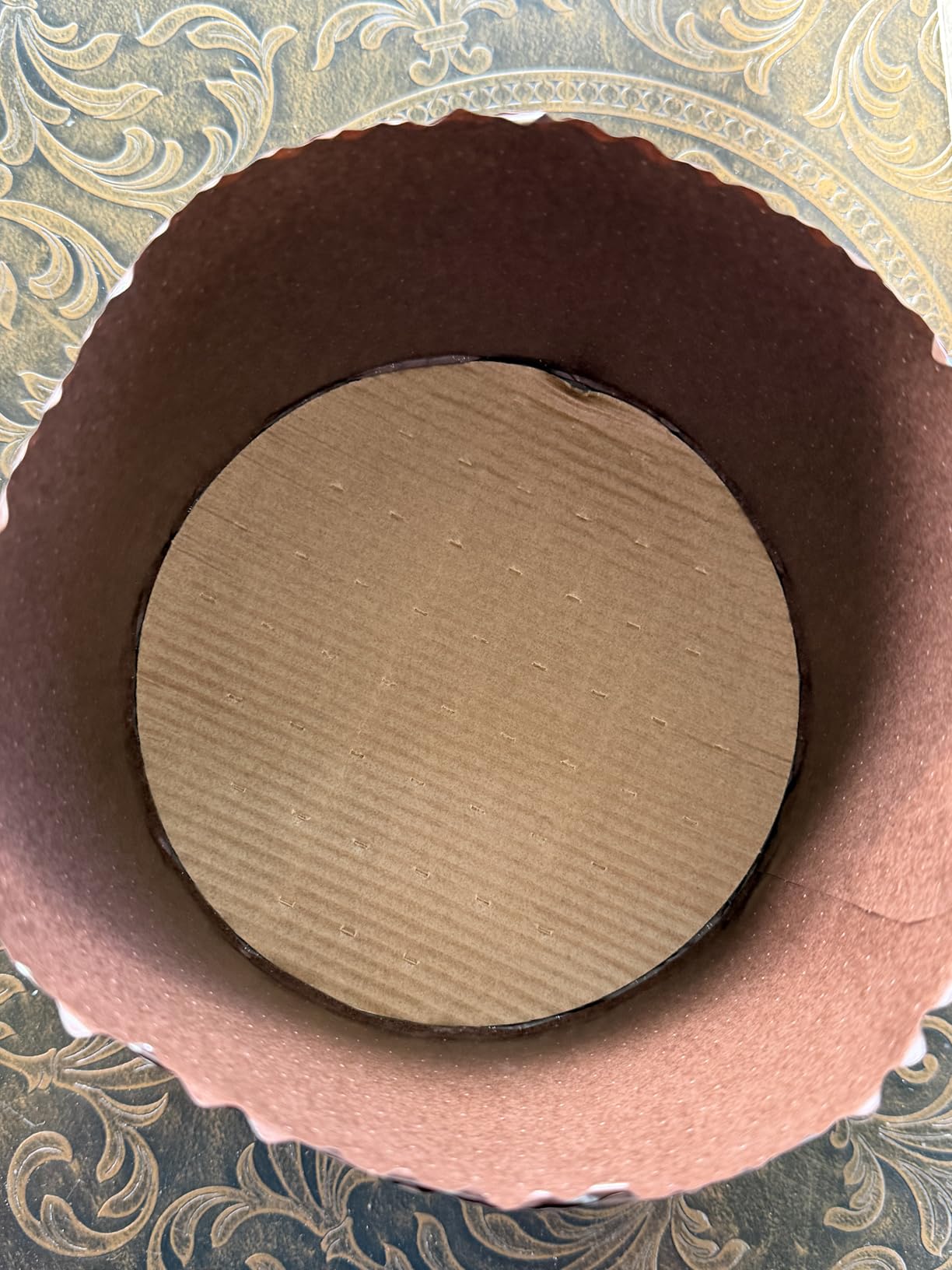 25oz Kulich Mold Easter Bread Paper Mold Paska Pascha |12 pcs| Easter Bread Forms - Panettone Paper Baking Molds Universal Brown Design W 5.9 x H 3.95-in customer photo 2