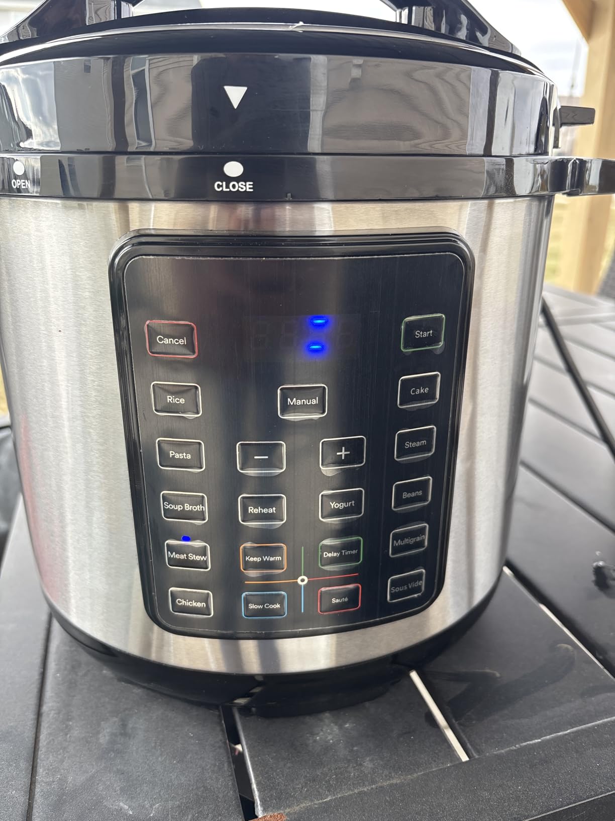 DUMOS 16-in-1 Electric Pressure Cooker 8 QT Stainless Steel Multi Cooker Electric for Pressure, Rice, Steamer, Yogurt Maker, Slow Cook, Black - Customer Photo 1
