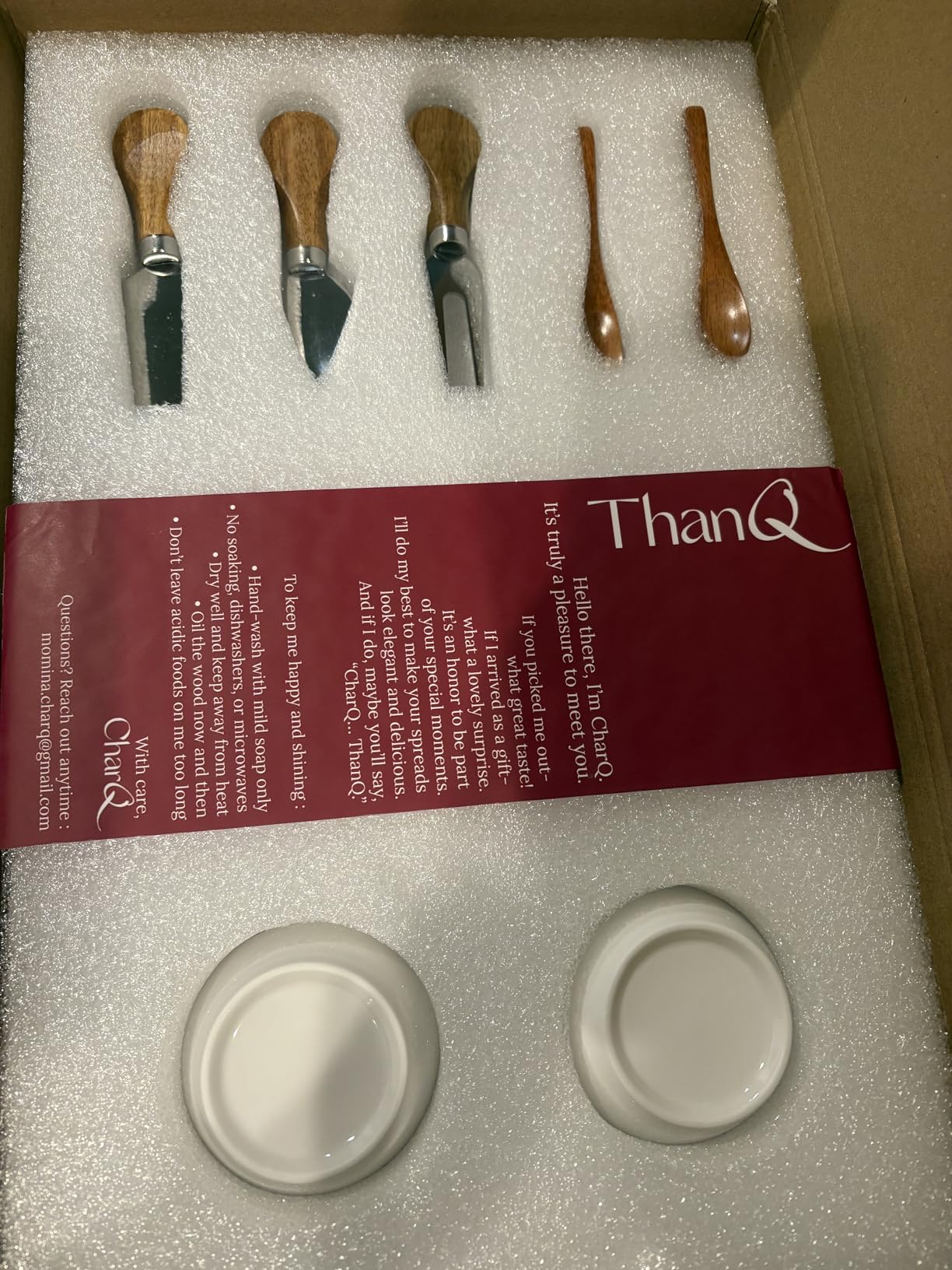 Marble Acacia Charcuterie Board Set - Premium Design (Not Bamboo), Cheese Platter & Serving Tray for Meat and Cheese, Elegant Housewarming Gift for New Home, Wedding & Bridal Shower Gifts for Women customer photo 2