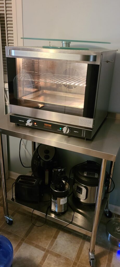 VEVOR Commercial Convection Oven, 4.24 cu.ft Countertop Oven for Full-Size Pans, Electric Convection Ovens with 4 Racks, 360° Hot Air Circulation, for Bakery, Restaurant & Pizza Shop (208-240V 5000W) - Customer Photo 1