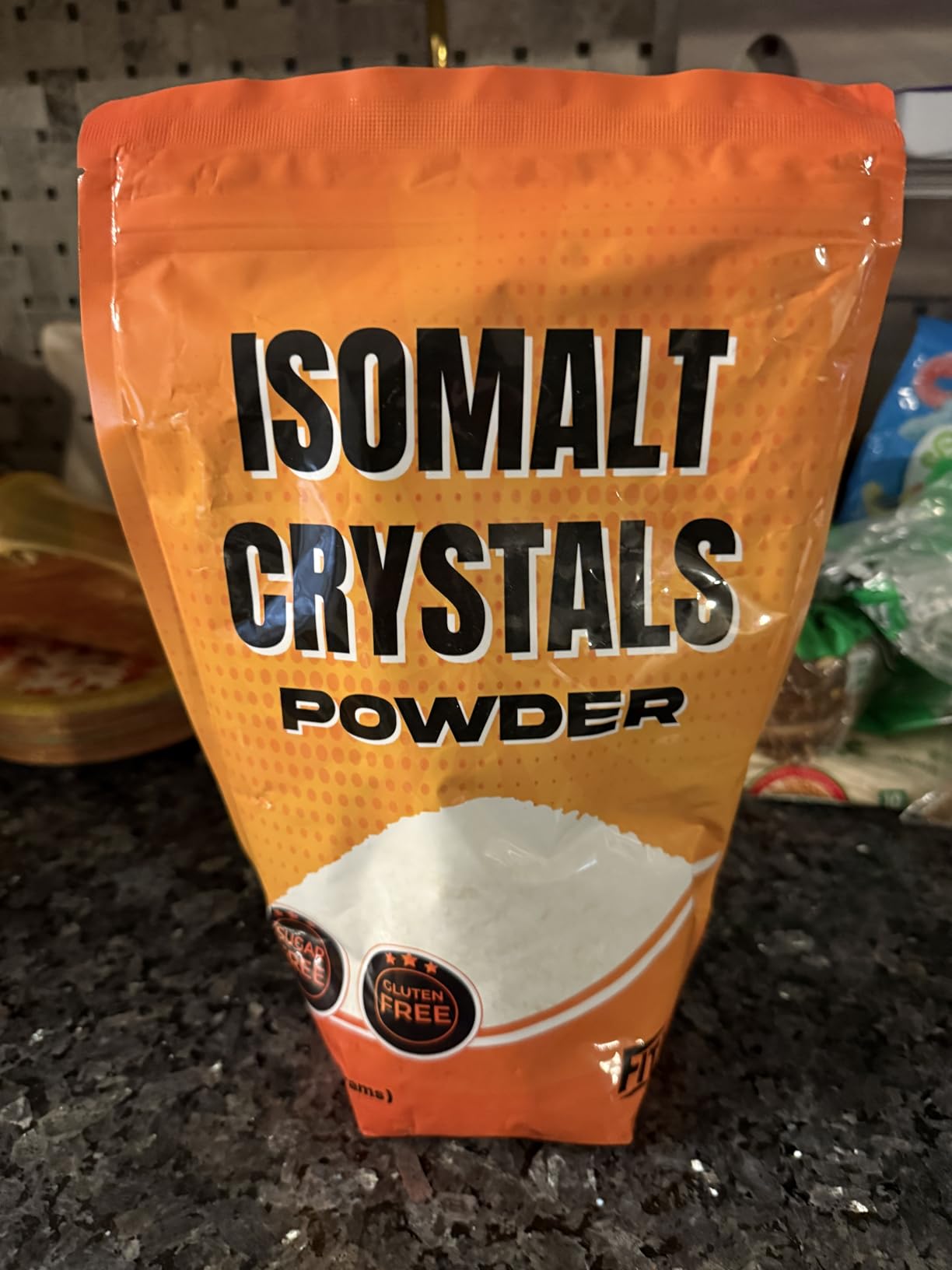 Isomalt Crystals 2 lbs - Sugar Substitute Powder for Baking and Decorating - Clear and Ready to Use - Bulk Size - By Fit Lane Nutrition customer photo 2