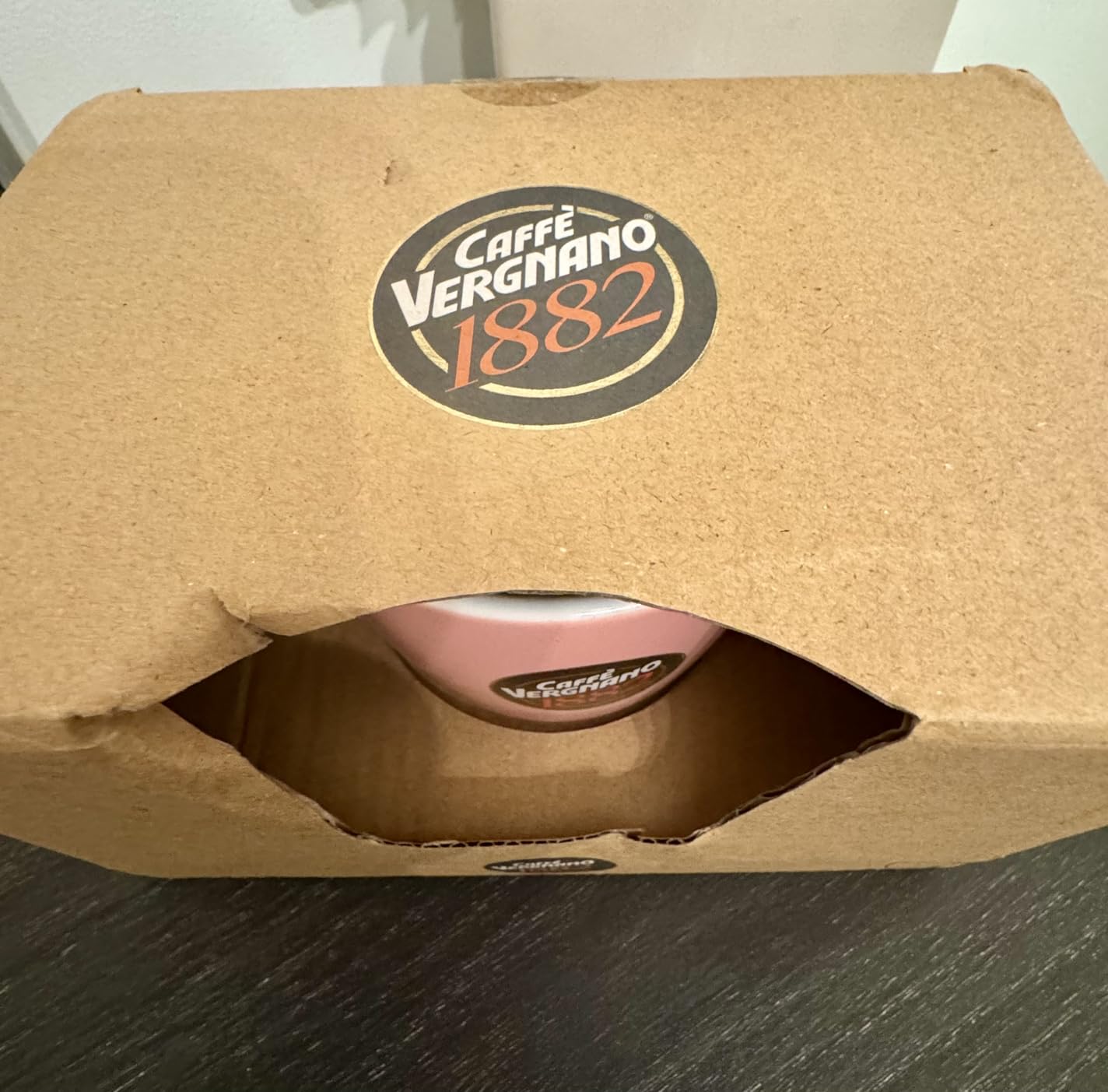 Caffè Vergnano Matte Black Espresso Cup and Saucer Set - 75ml Italian Porcelain Coffee Cup for Espresso, Macchiato, or Cortado - Heat Retaining Ceramic with White Interior & Curved Base for Crema customer photo 1