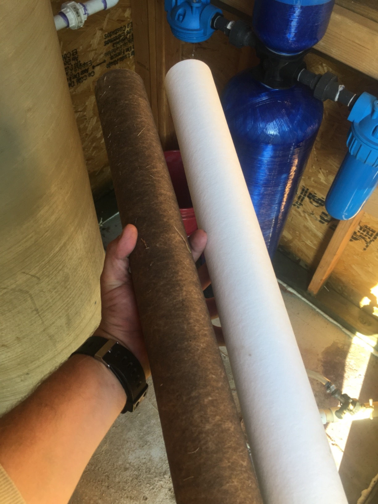 Aquasana Whole House Water Filter System | 1,000,000 Gallons | Carbon & KDF Media | Reduces 97% Chlorine & Sediment | Includes Pre- and Post-Filters | Rhino WH-1000 Customer Review Aquasana Whole House Water Filter System | 1,000,000 Gallons | Carbon & KDF Media | Reduces 97% Chlorine & Sediment | Includes Pre- and Post-Filters | Rhino WH-1000 - Customer Photo 0